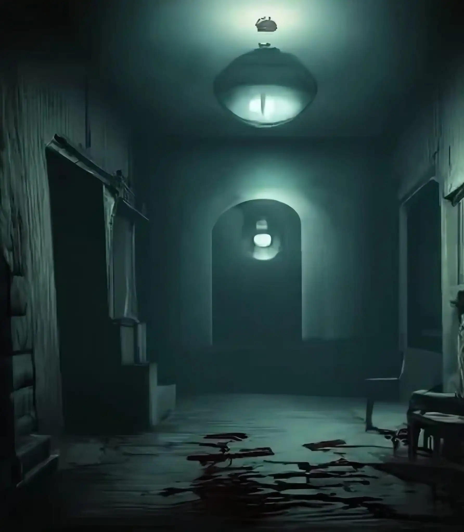 Interno GW Escape Room Asti - Ambientazione Horror La Casa Maledetta